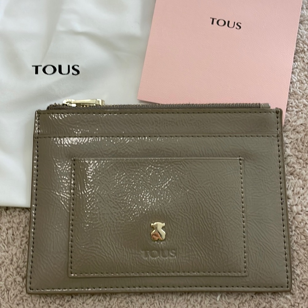 Tous card holder - color nude/brown